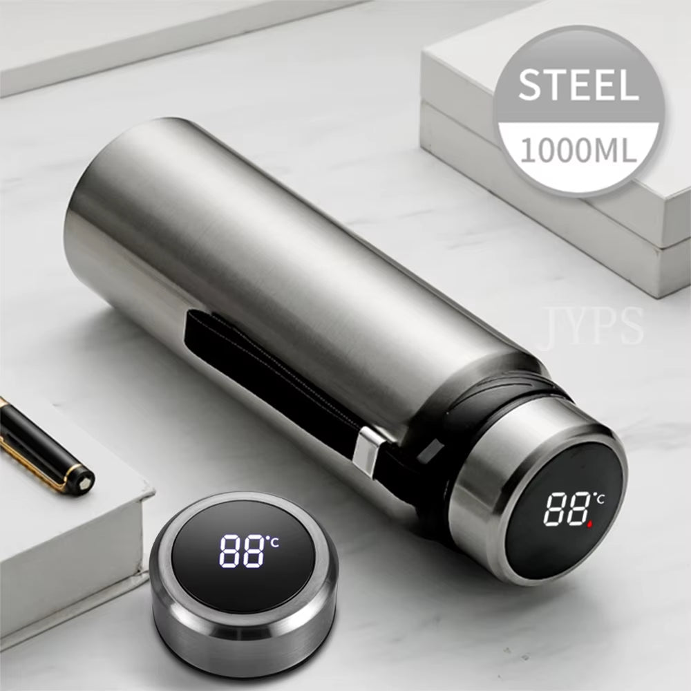 Smart LED Thermal Bottle™ – Stay Hot. Stay Cold. Stay In Control. (1000ml)
