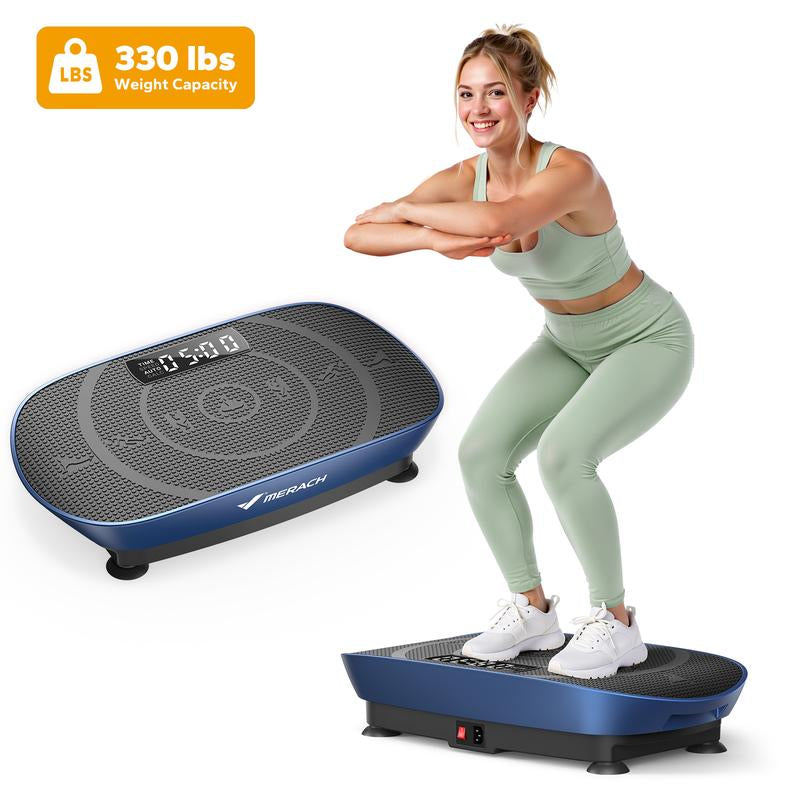 【Live Link Only】Merach Slim Vibration Plate Exercise Machine with Lymphatic Drainage for Full Body Workout and Fitness Equipment for Women