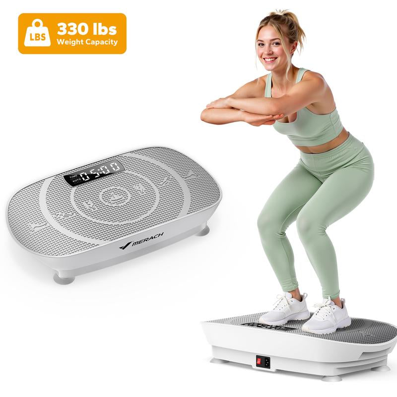 【Live Link Only】Merach Slim Vibration Plate Exercise Machine with Lymphatic Drainage for Full Body Workout and Fitness Equipment for Women