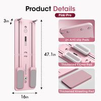 FEIERDUN Multi-Functional Pilates Board,Ab & Core Strength Workout Equipment,Foldable Home Pilates Reformer,300Lbs Capacity for Full Body Workout